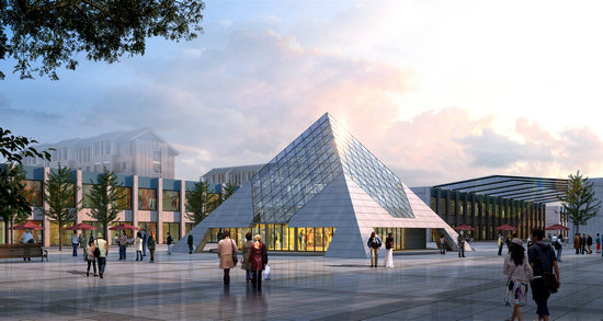 绵竹金字塔网架